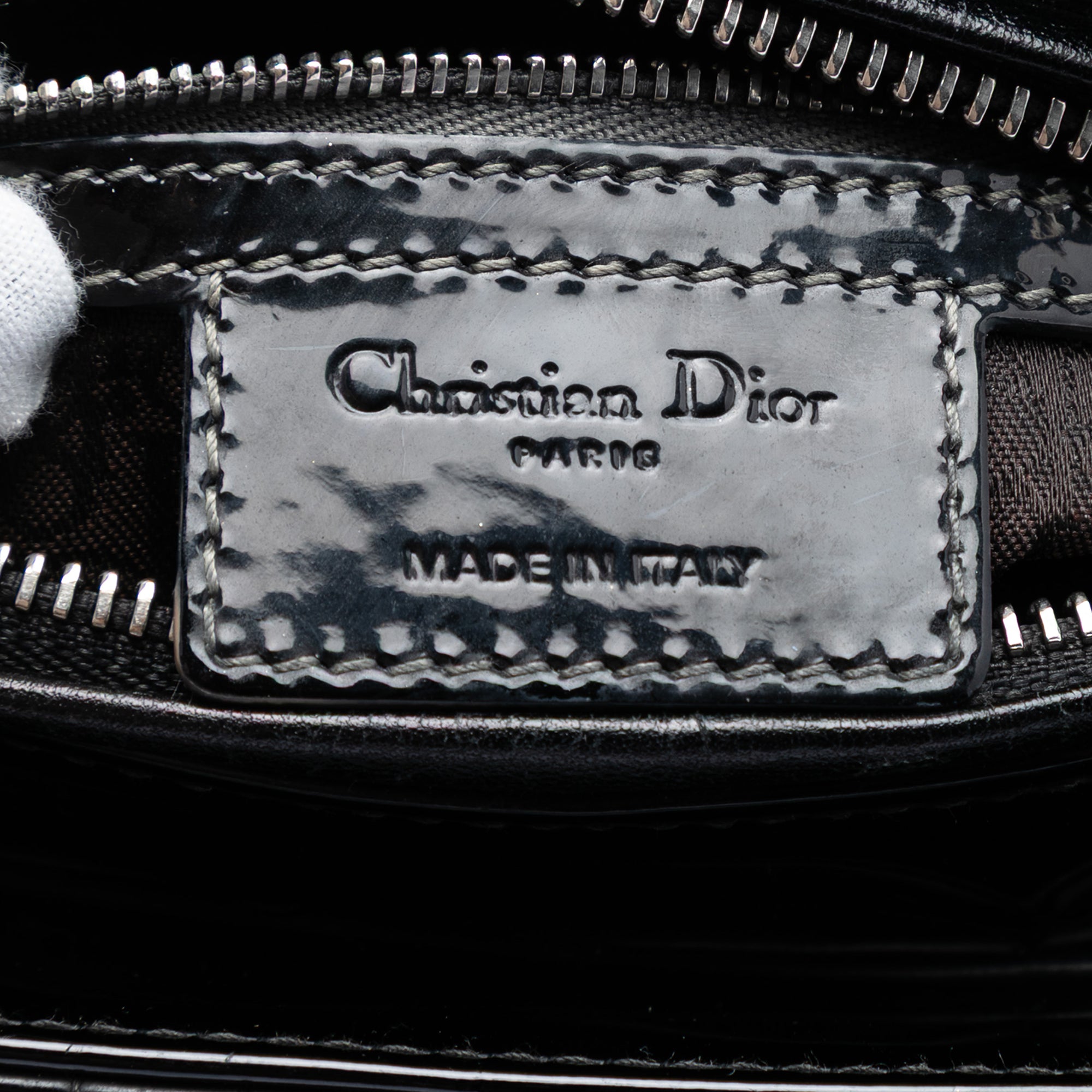 Medium Patent Cannage Lady Dior - Image 5
