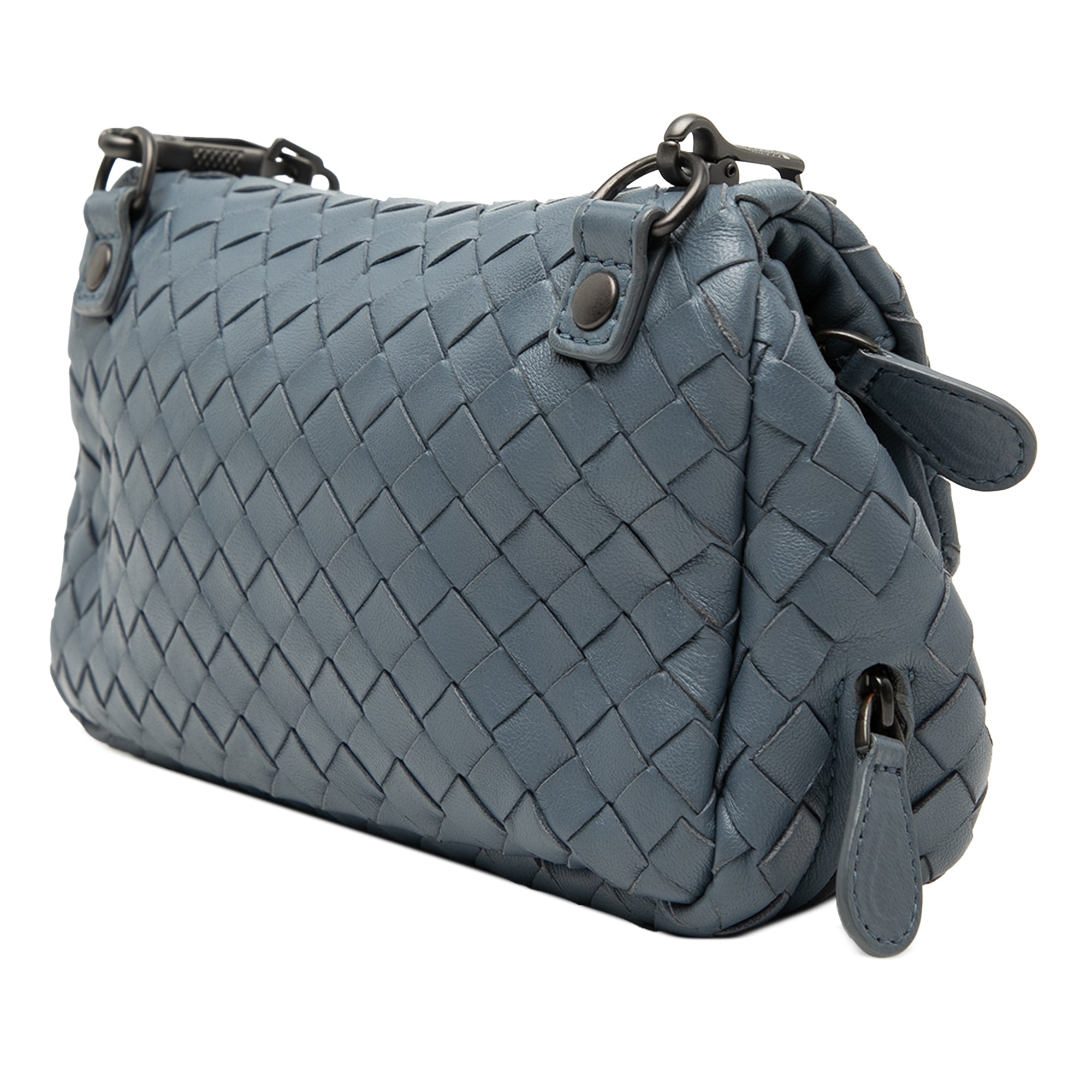 Mini Nappa Intrecciato Expandable Chain Flap Crossbody - Image 2
