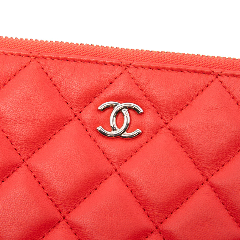 Medium Quilted Lambskin O Case Clutch - Image 5