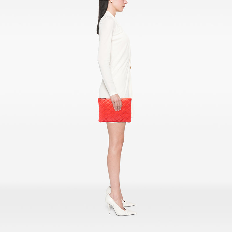 Medium Quilted Lambskin O Case Clutch - Image 6