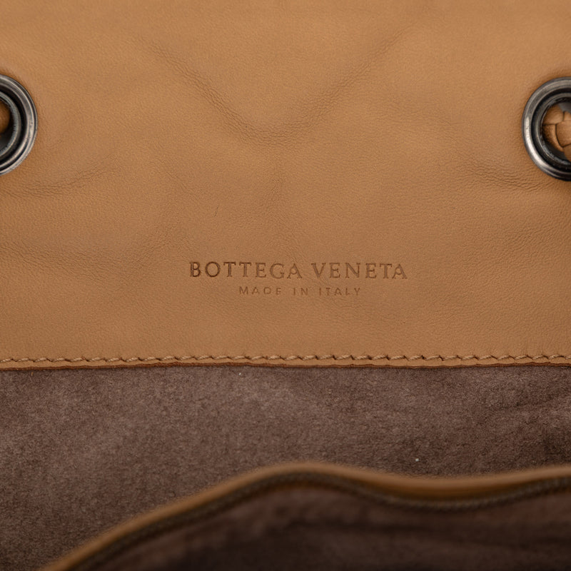 Intrecciato Trimmed Leather Croisette Drawstring Tote - Image 5