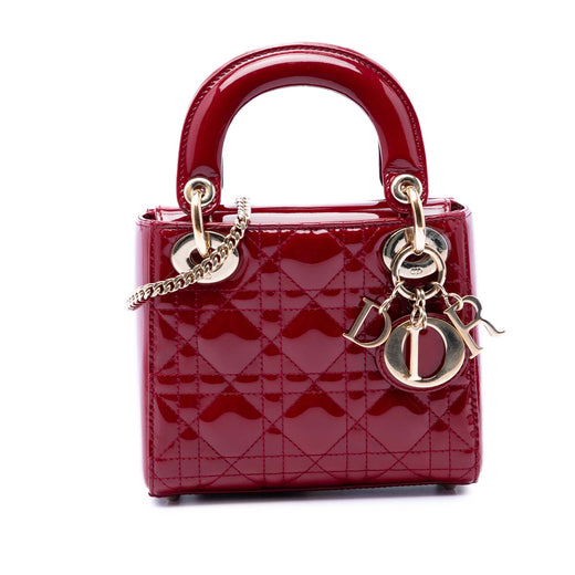 Mini Patent Cannage Lady Dior - Image 1