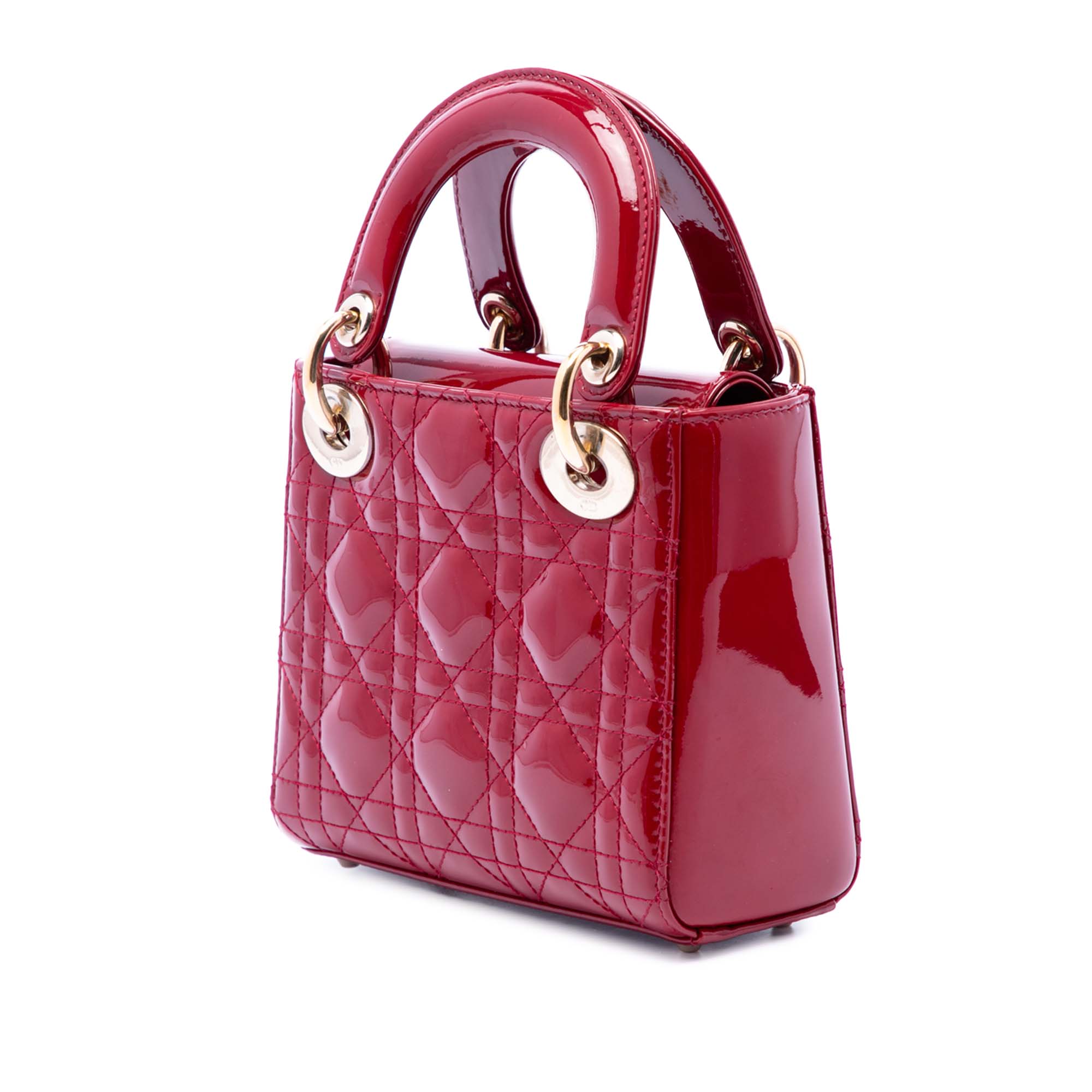 Mini Patent Cannage Lady Dior - Image 2
