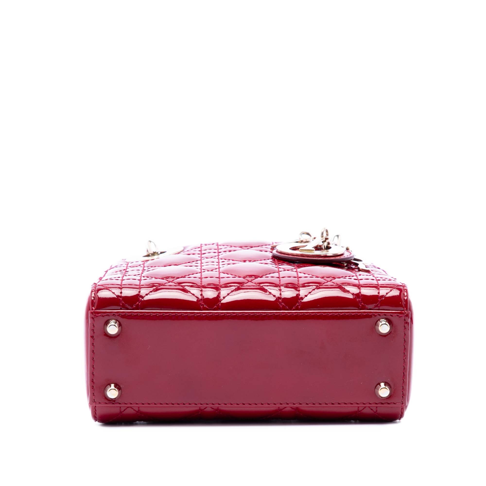 Mini Patent Cannage Lady Dior - Image 3