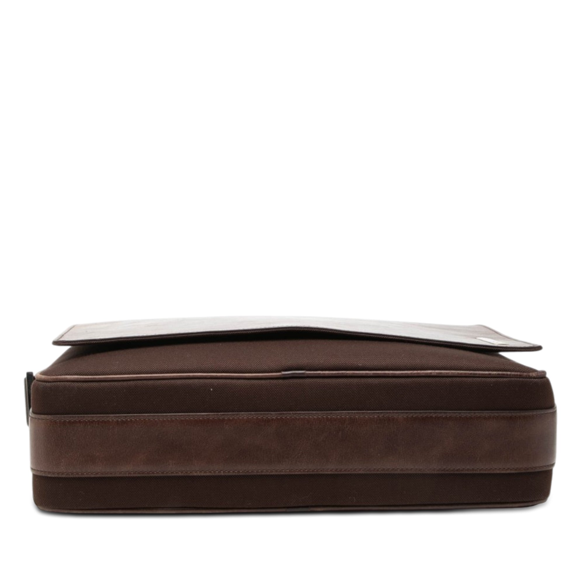 Leather and Canvas Santos Messenger Bag - Image 3