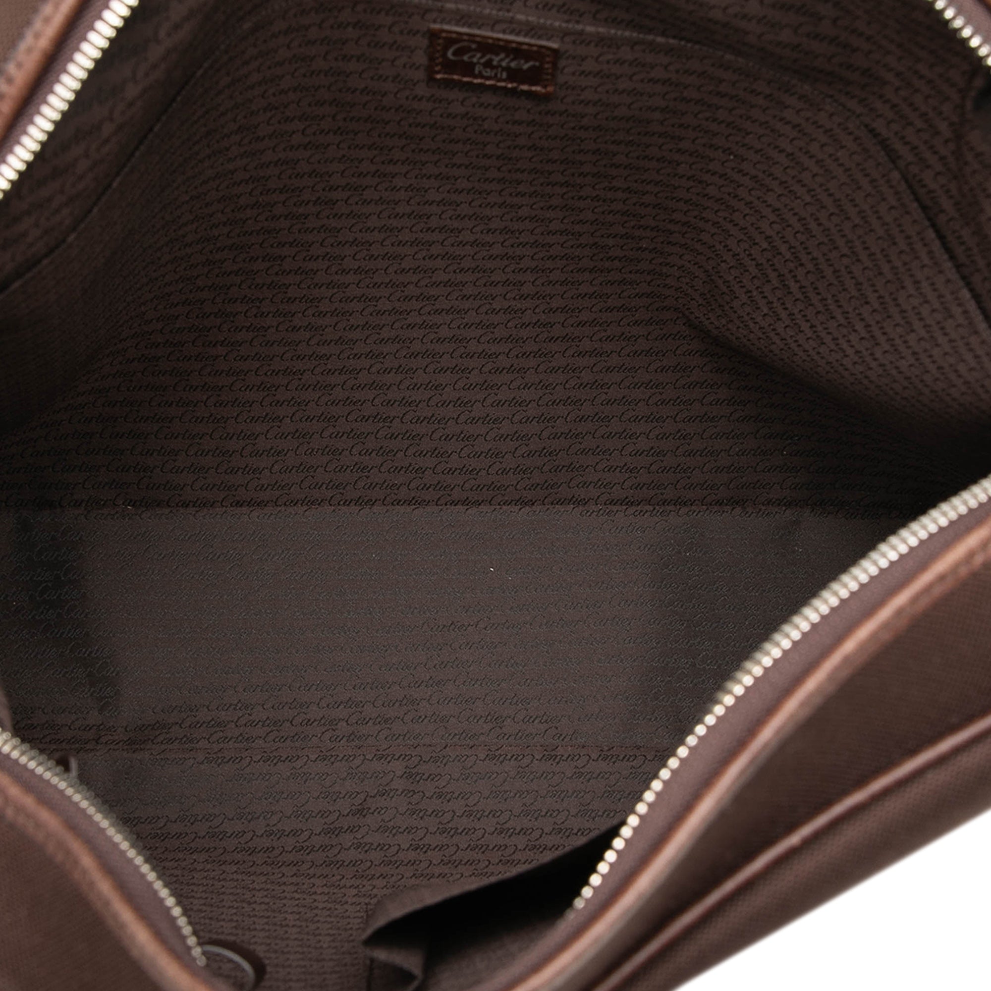 Leather and Canvas Santos Messenger Bag - Image 4