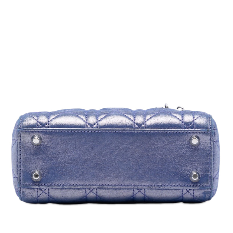 Mini Iridescent Lambskin Cannage Lady Dior - Image 3