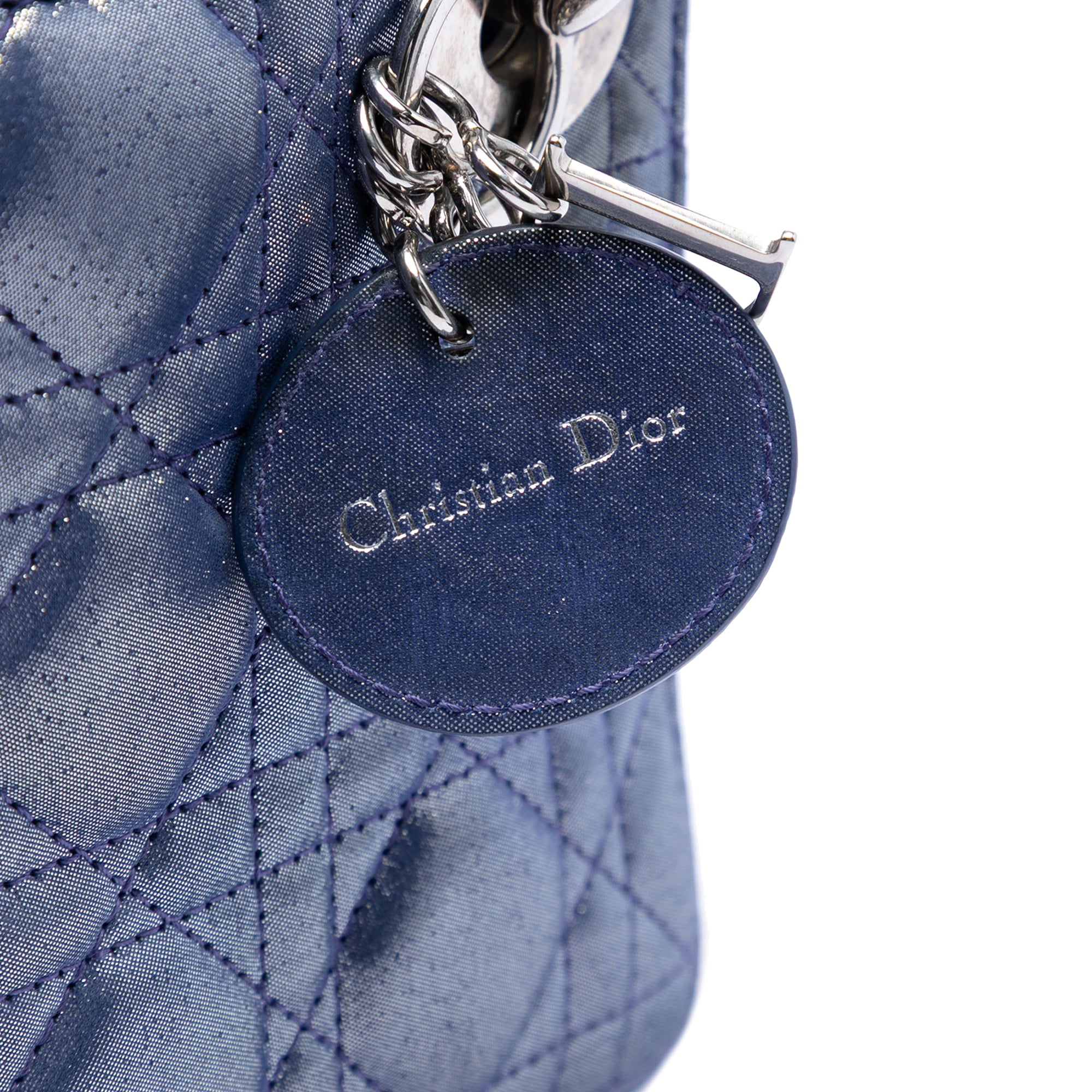 Mini Iridescent Lambskin Cannage Lady Dior - Image 5