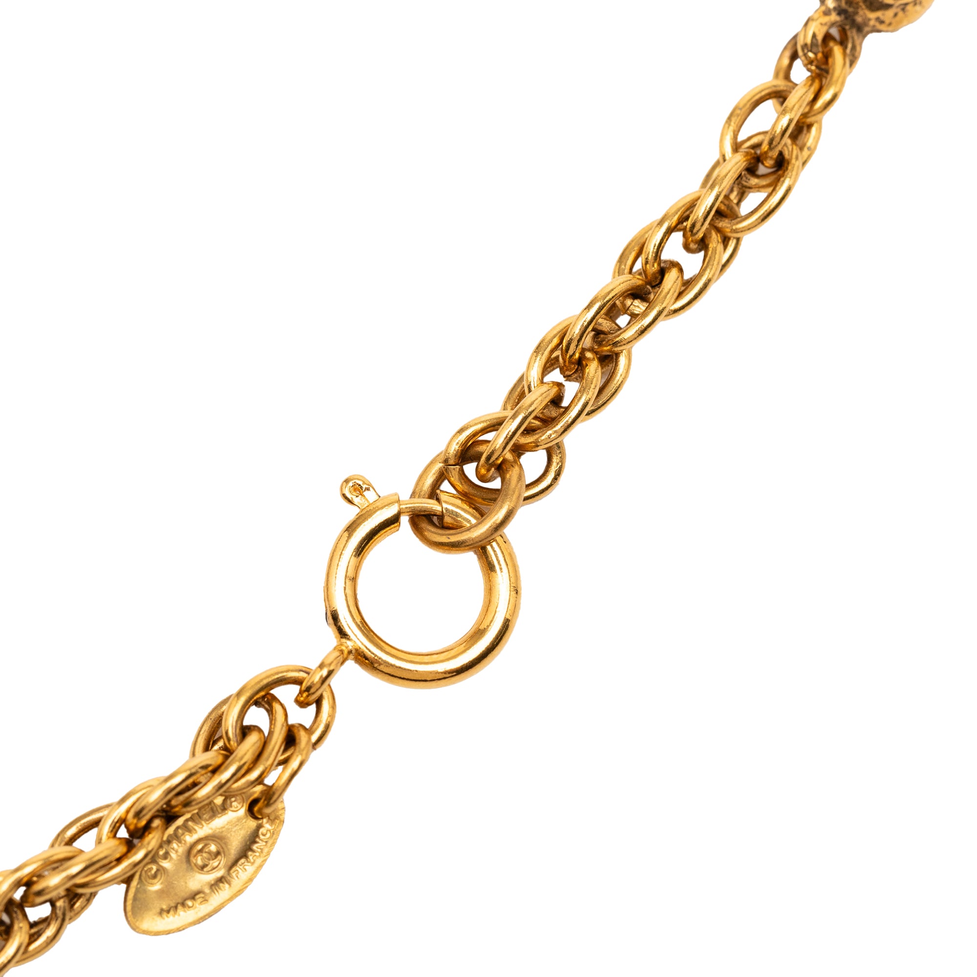 Gold Plated Ball Charms Necklace - Image 3