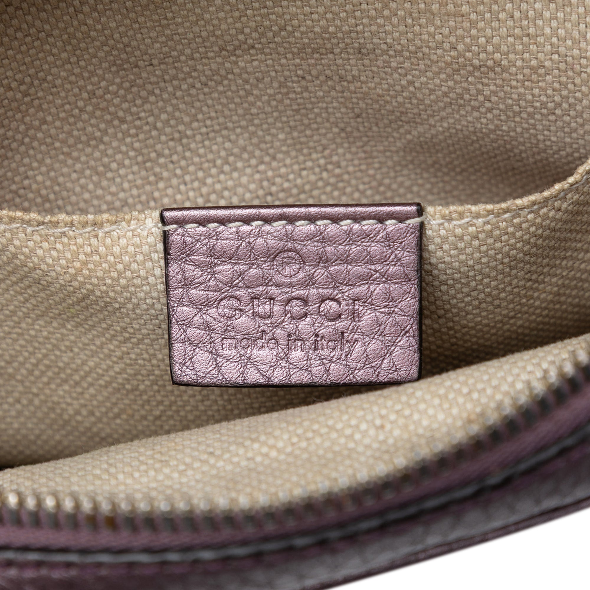 Metallic Leather Soho Disco Crossbody - Image 6