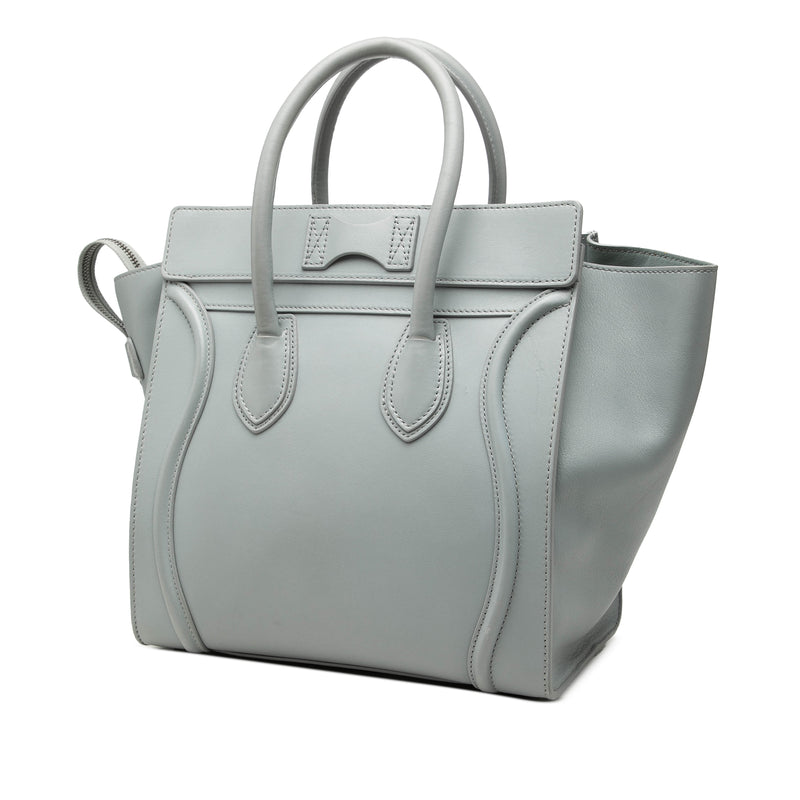 Mini Leather Luggage Tote - Image 2