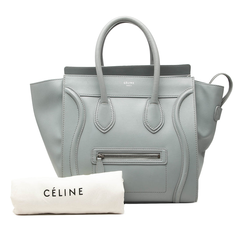 Mini Leather Luggage Tote - Image 7