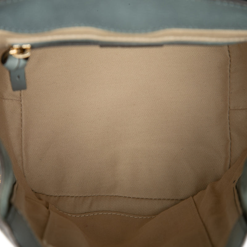 Medium Calfskin and Suede Faye Backpack - Image 4