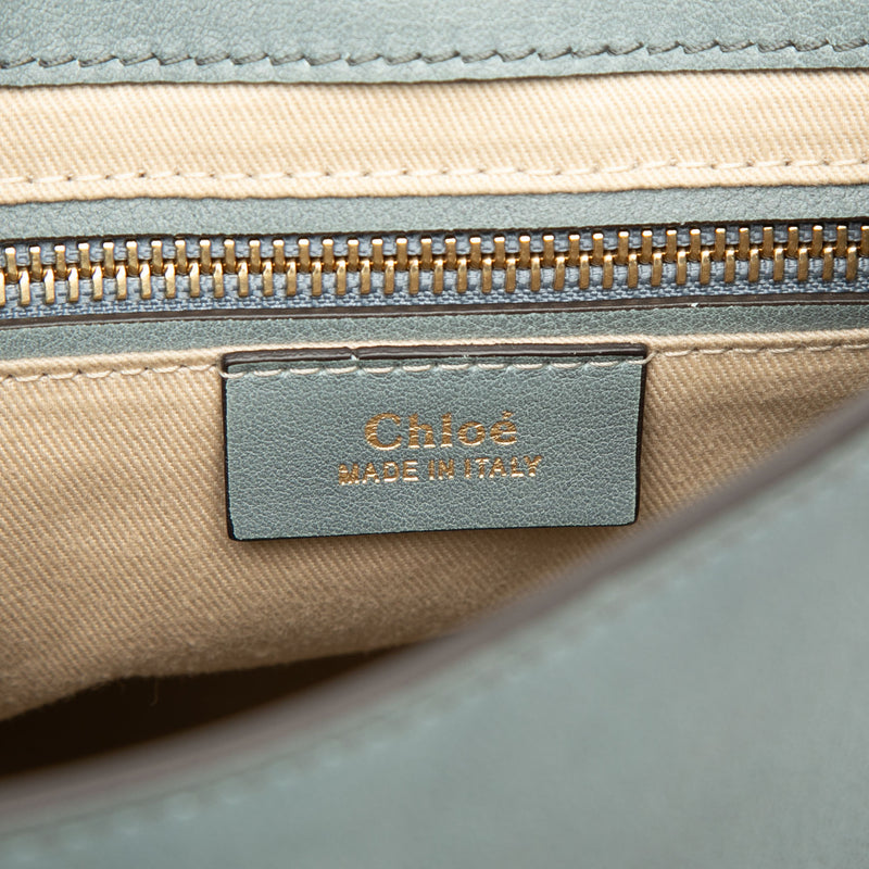 Medium Calfskin and Suede Faye Backpack - Image 5