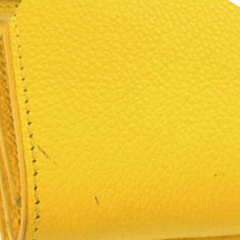Grained Leather Trifold Small Wallet - Image 18