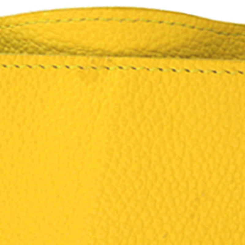 Grained Leather Trifold Small Wallet - Image 21