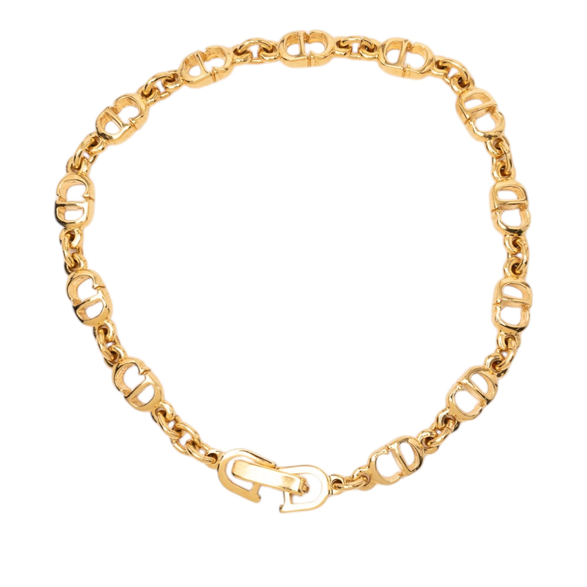 Gold Plated CD Logo Bracelet - Image 3