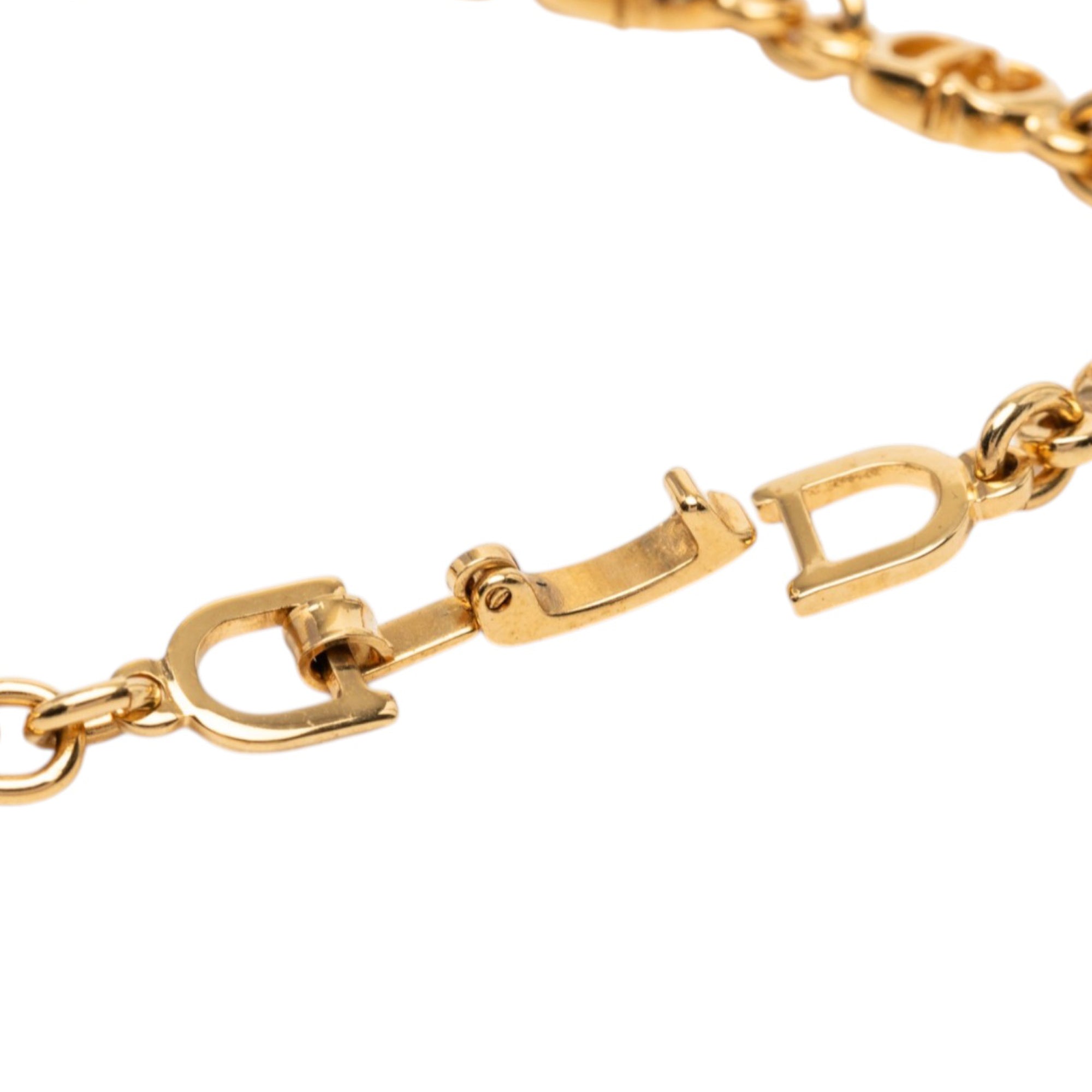 Gold Plated CD Logo Bracelet - Image 4