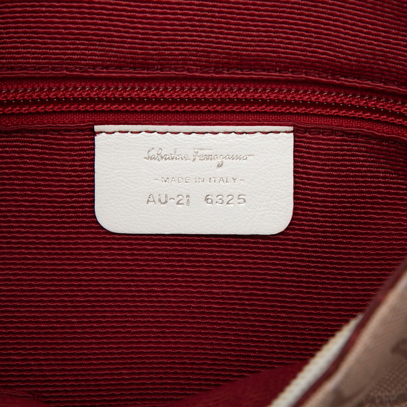 Gancini Canvas Marisa Handbag - Image 5