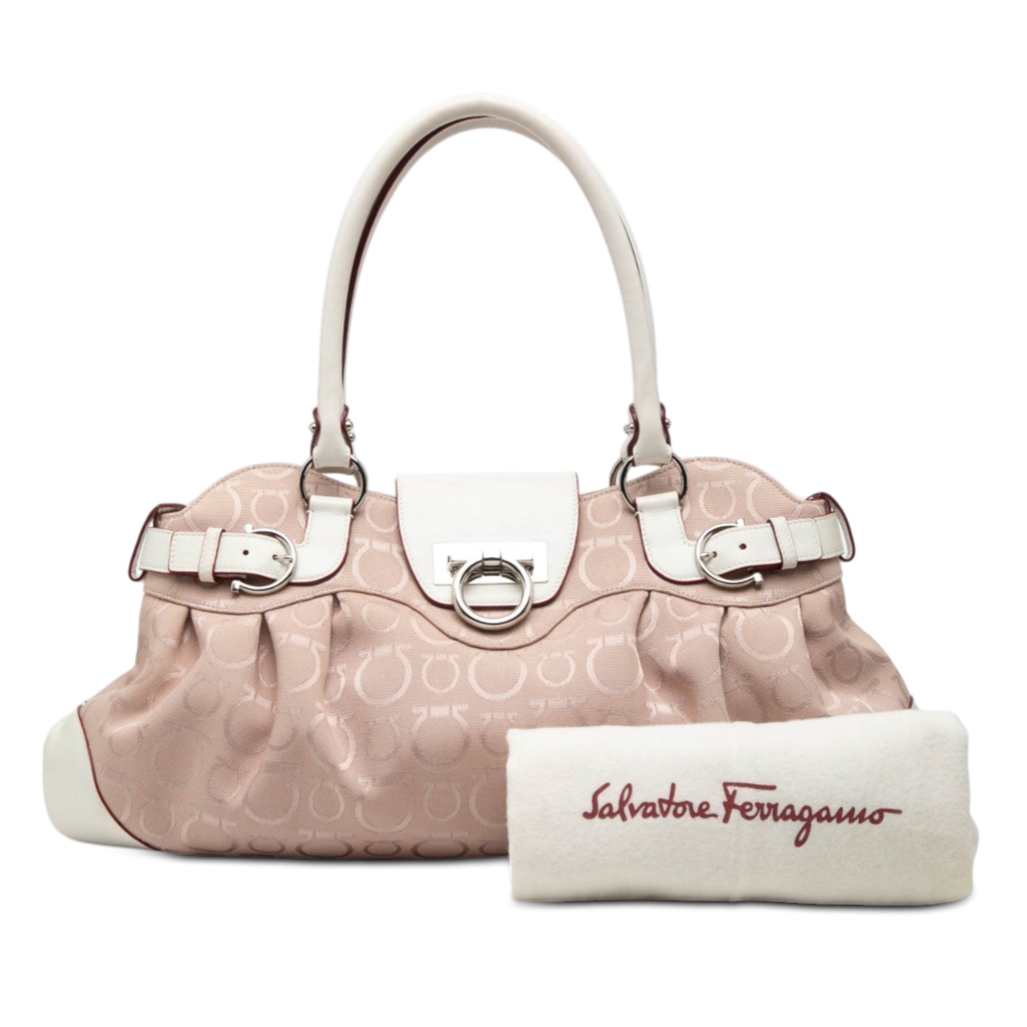Gancini Canvas Marisa Handbag - Image 7