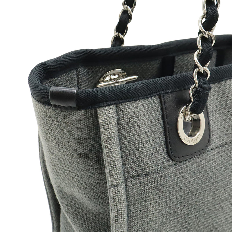 Mini Canvas Deauville Tote - Image 6