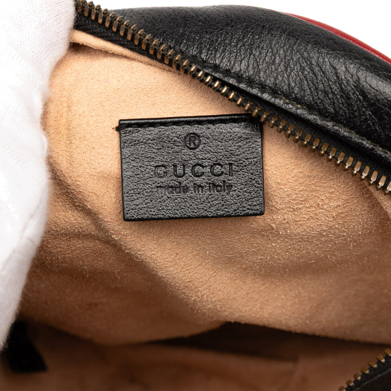 Mini GG Marmont Matelasse Leather Torchon Round Crossbody - Image 6