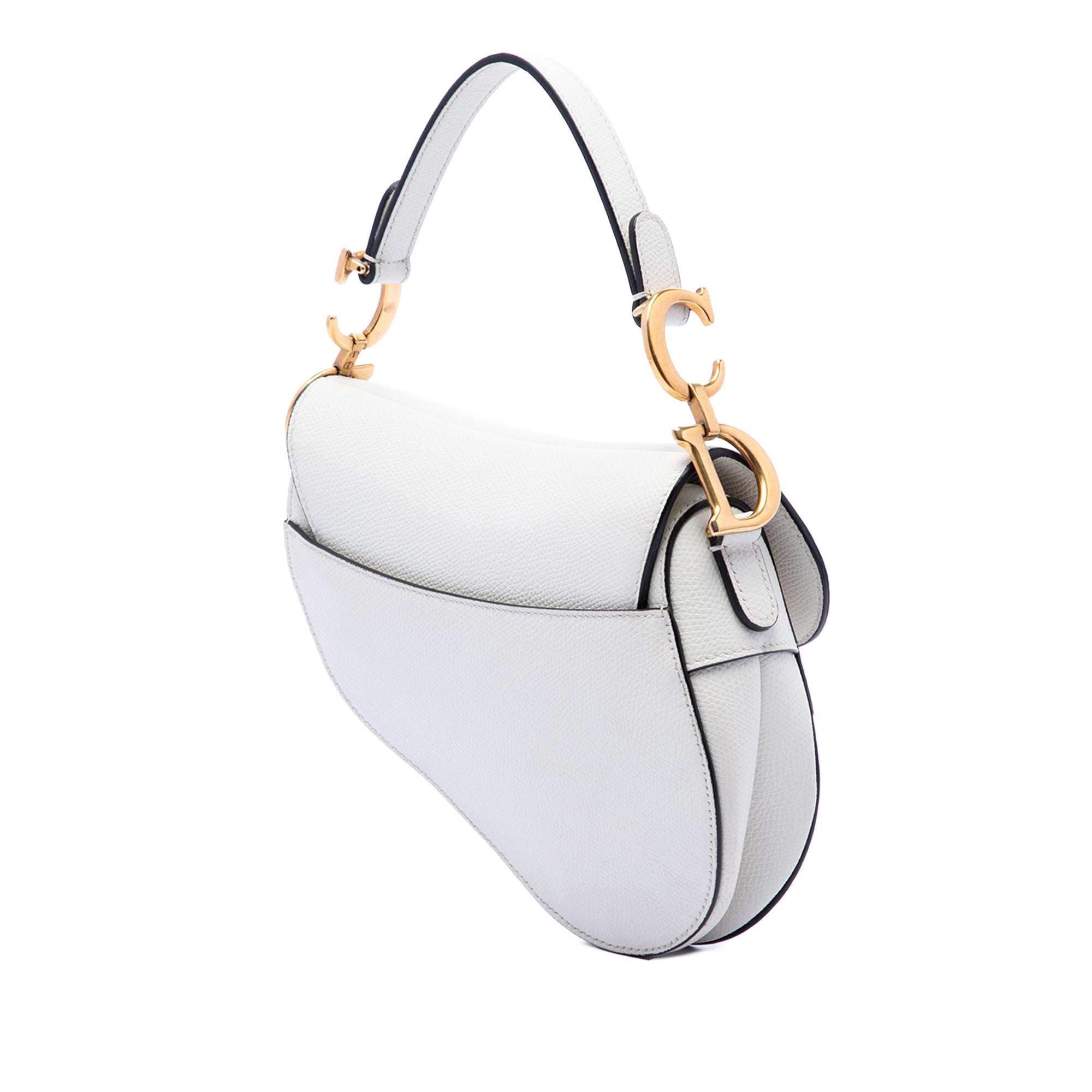 Mini Grained Calfskin Saddle Bag - Image 2