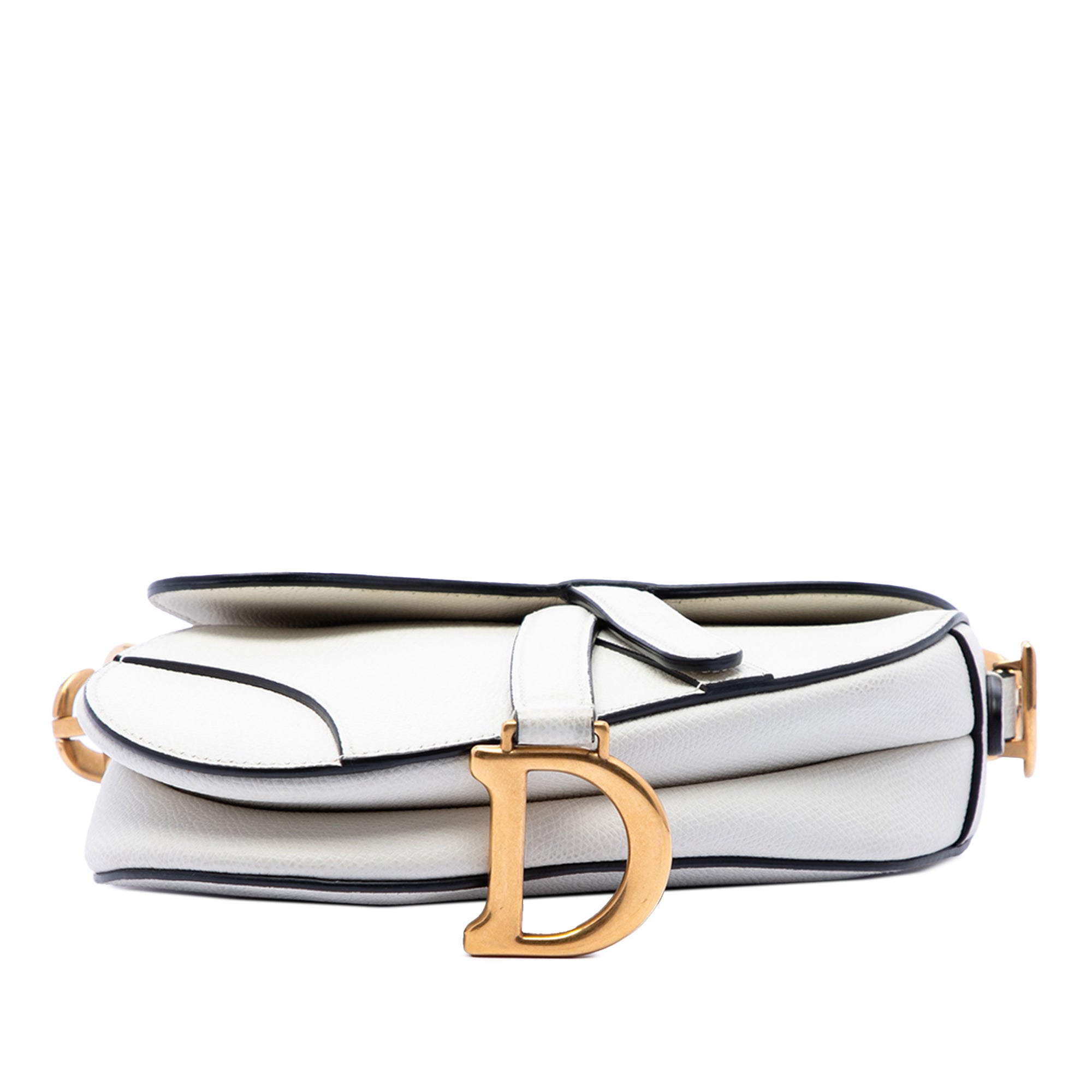 Mini Grained Calfskin Saddle Bag - Image 3