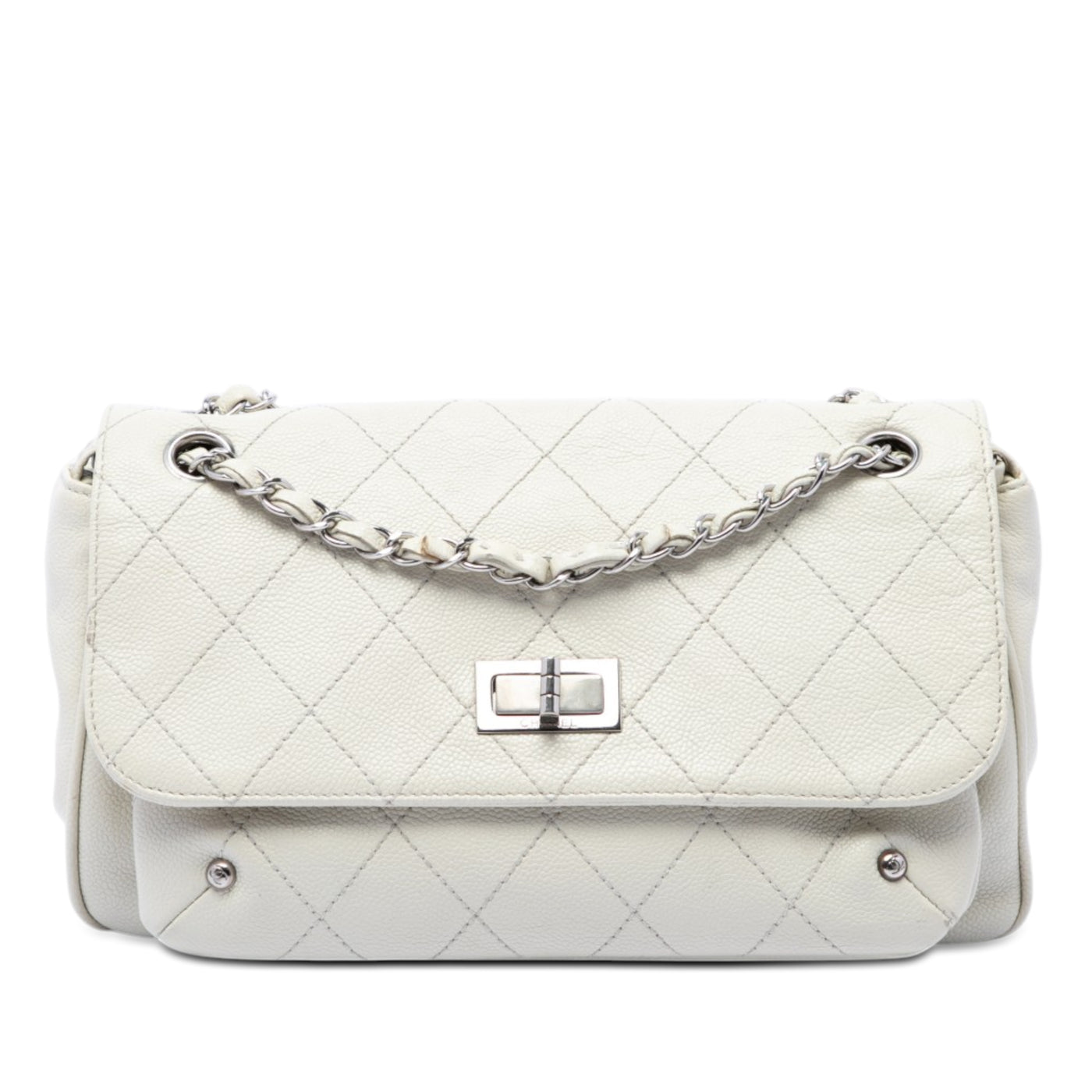 Quilted Caviar Reissue 2.55 Pocket Flap - Image 1