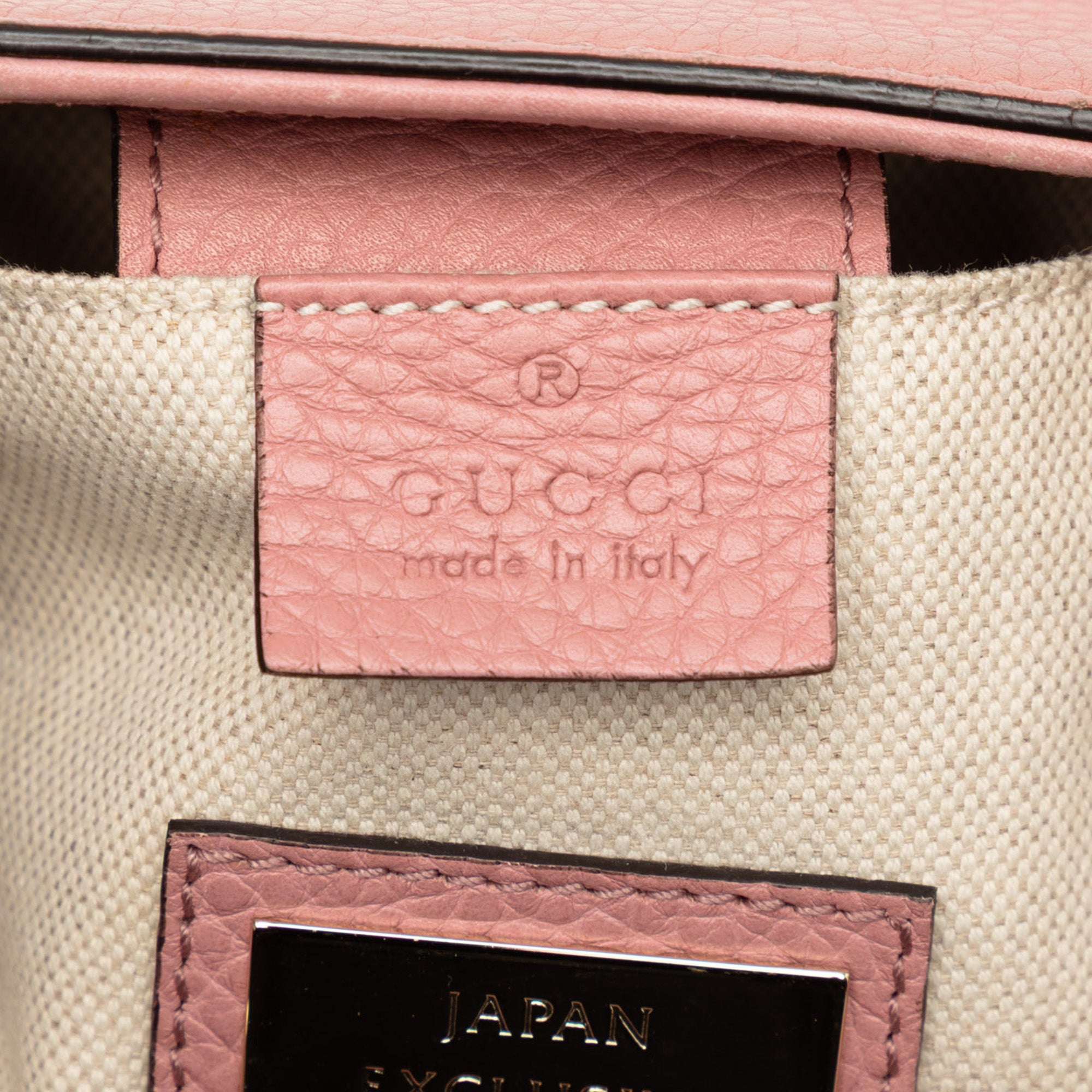 Mini Bicolor Calfskin Bamboo Shopper Satchel - Image 5