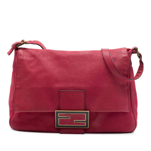 Shimmer Leather Mamma Forever Shoulder Bag - Image 1