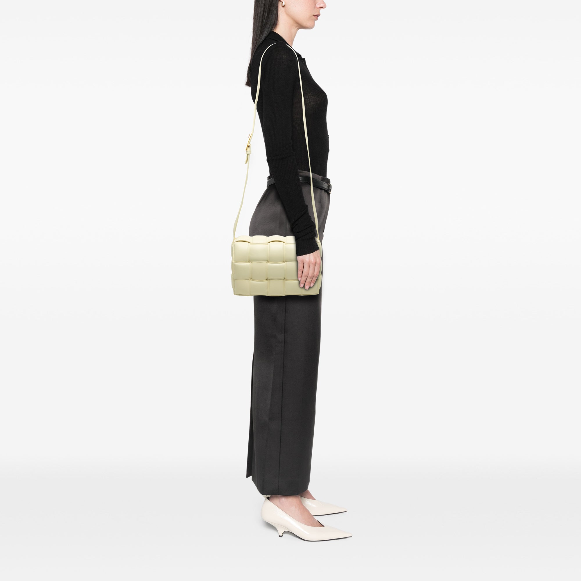 Nappa Intrecciato Padded Cassette Crossbody - Image 7