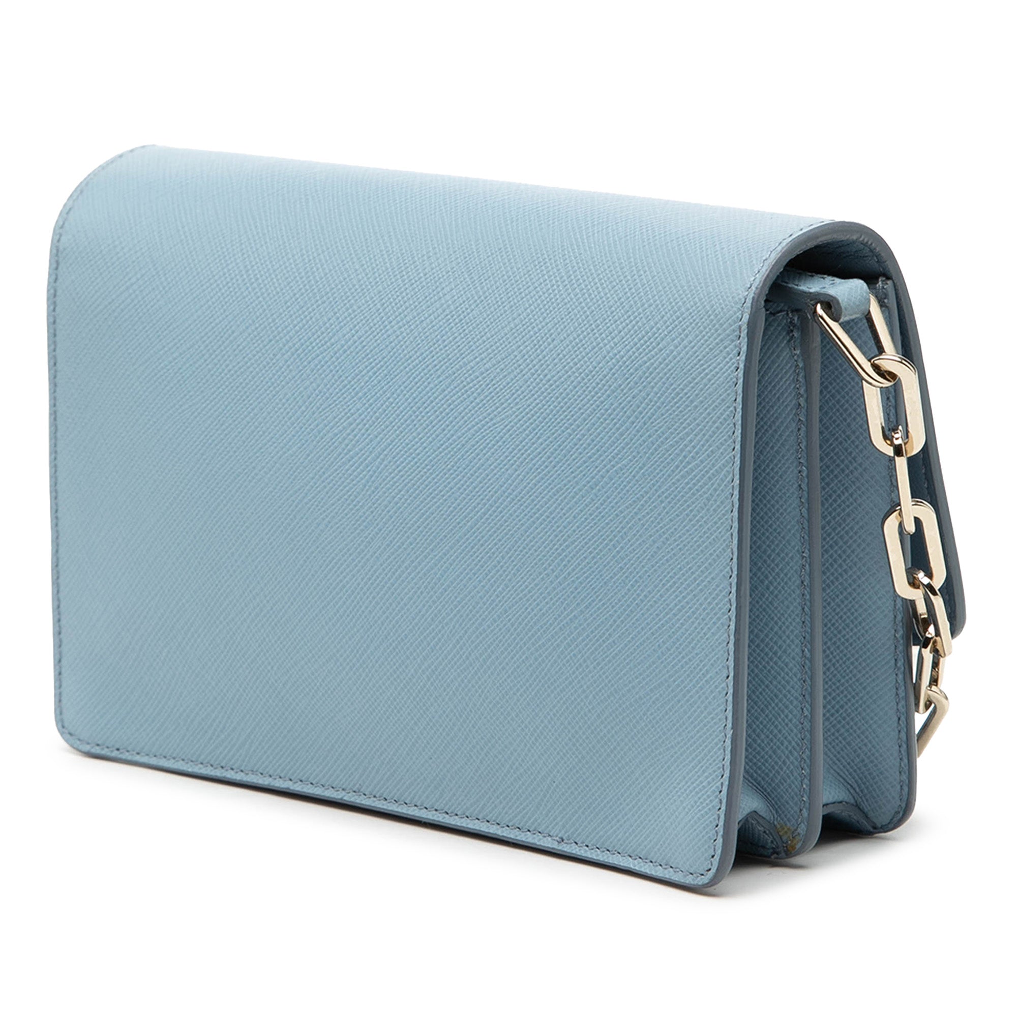 Saffiano Lux Wallet On Chain - Image 2