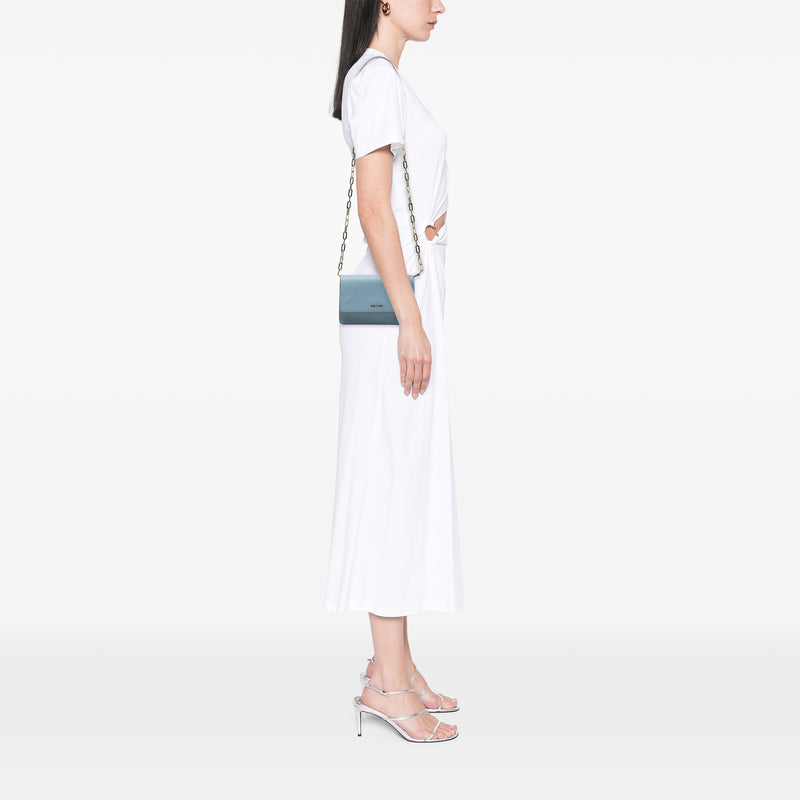 Saffiano Lux Wallet On Chain - Image 6