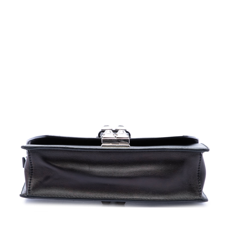 City Calfskin and Saffiano Studded Elektra Crossbody - Image 3
