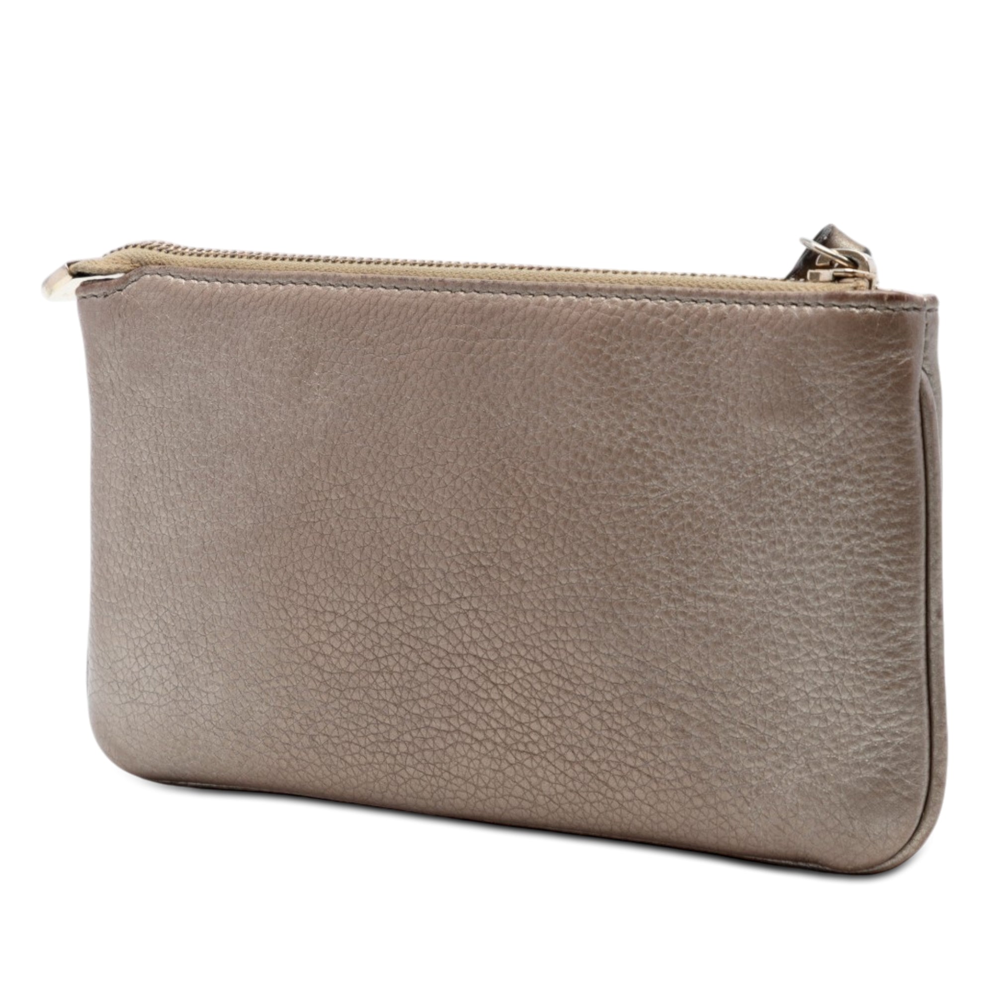 Metallic Calfskin Soho Wristlet Pouch - Image 2