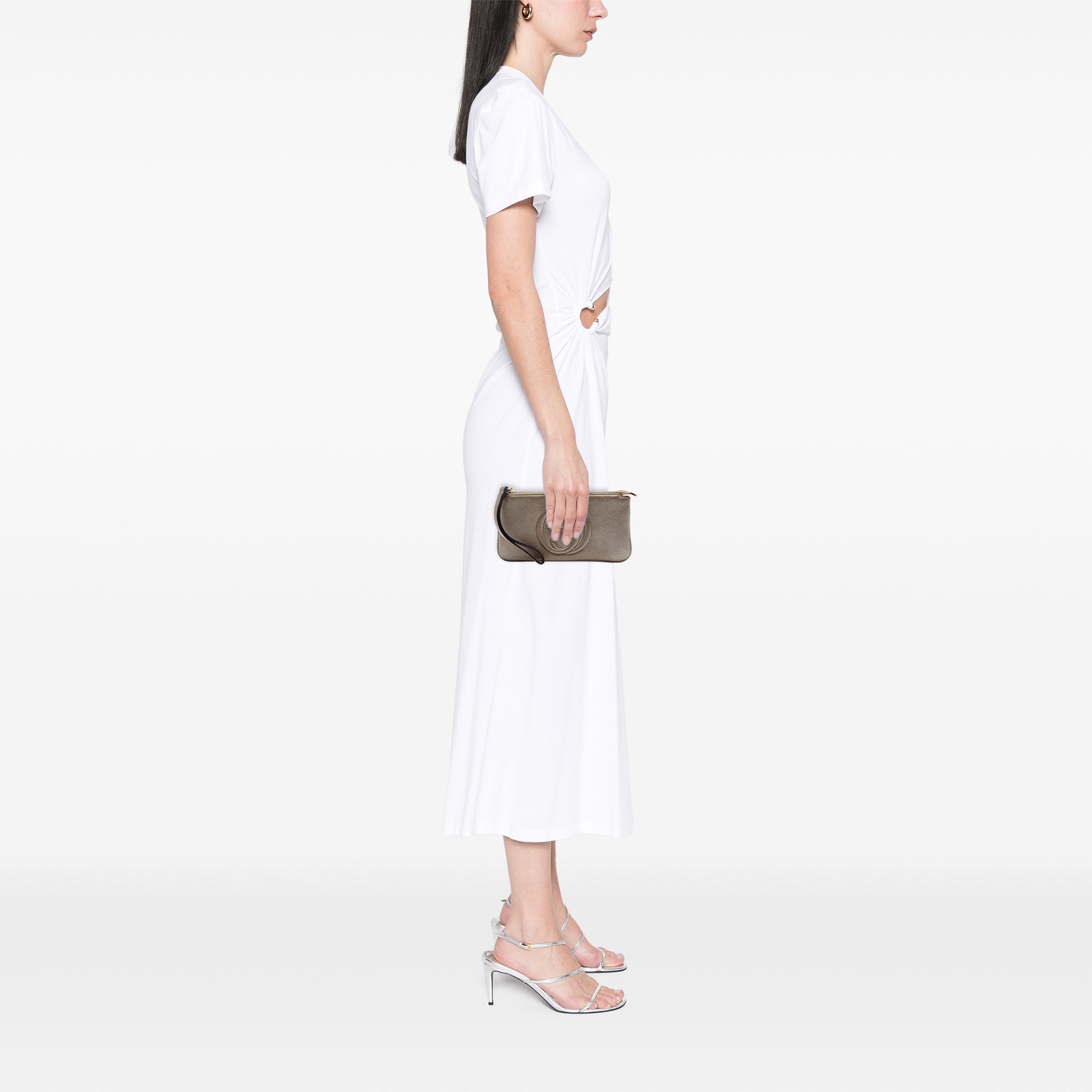 Metallic Calfskin Soho Wristlet Pouch - Image 6