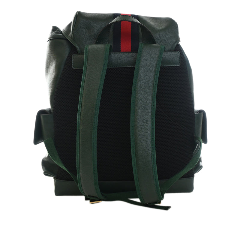 Large Calfskin Web Ophidia Backpack - Image 4
