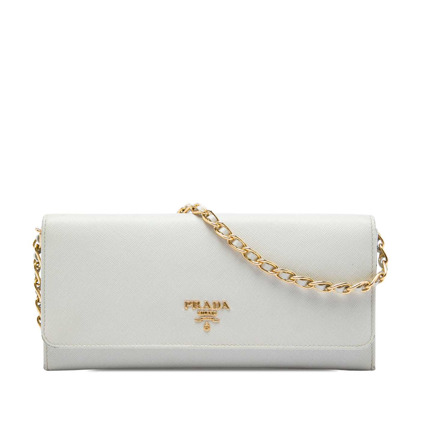 Saffiano Lux Wallet On Chain - Image 1