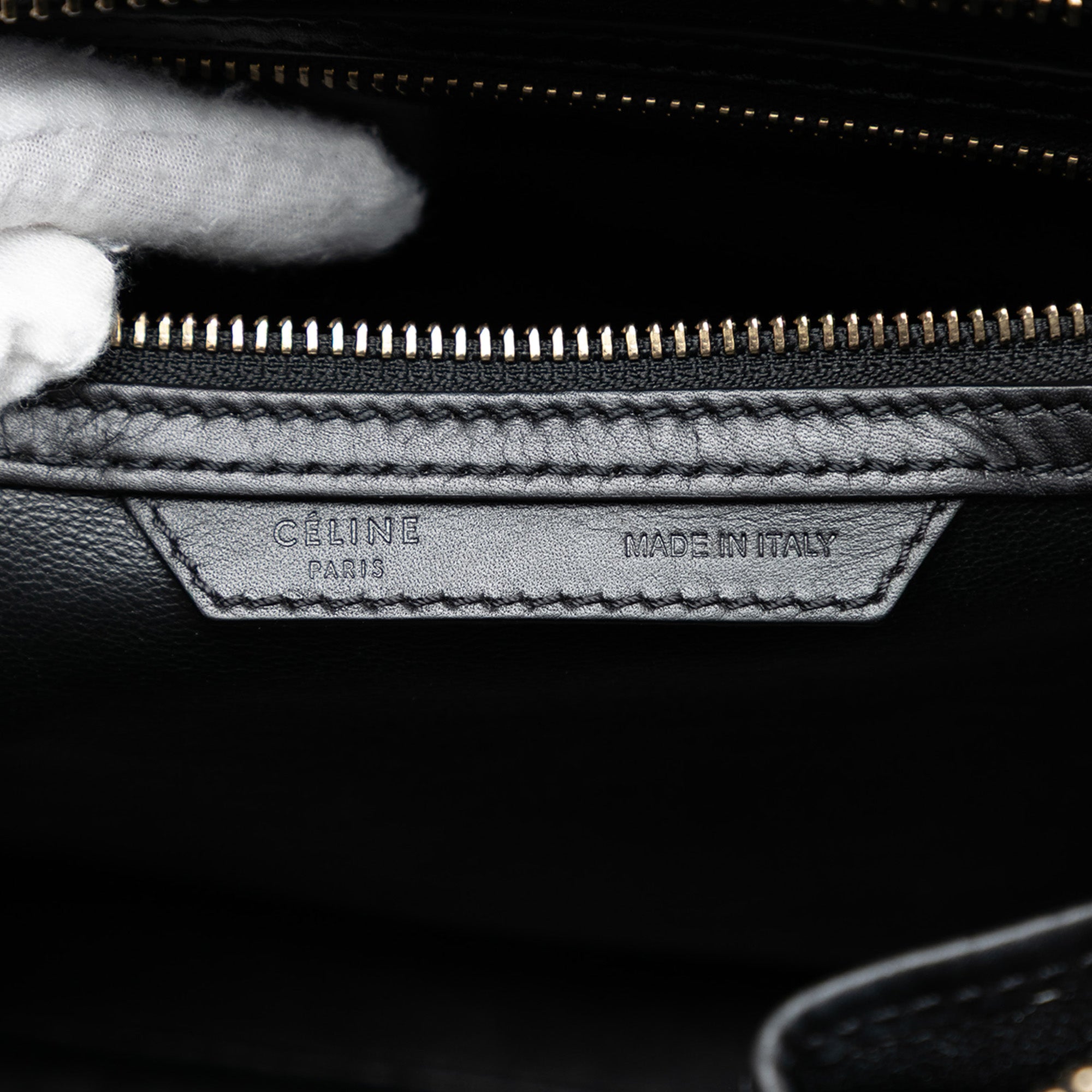 Mini Bicolor Canvas and Leather Luggage Tote - Image 5