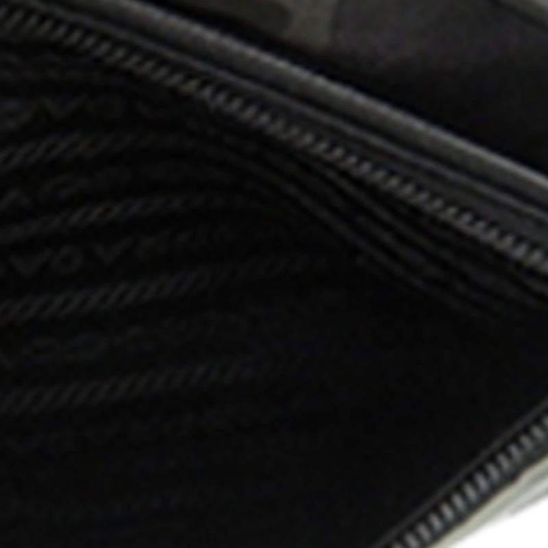 Saffiano Trimmed Tessuto Camouflage Double Buckle Messenger Bag - Image 13