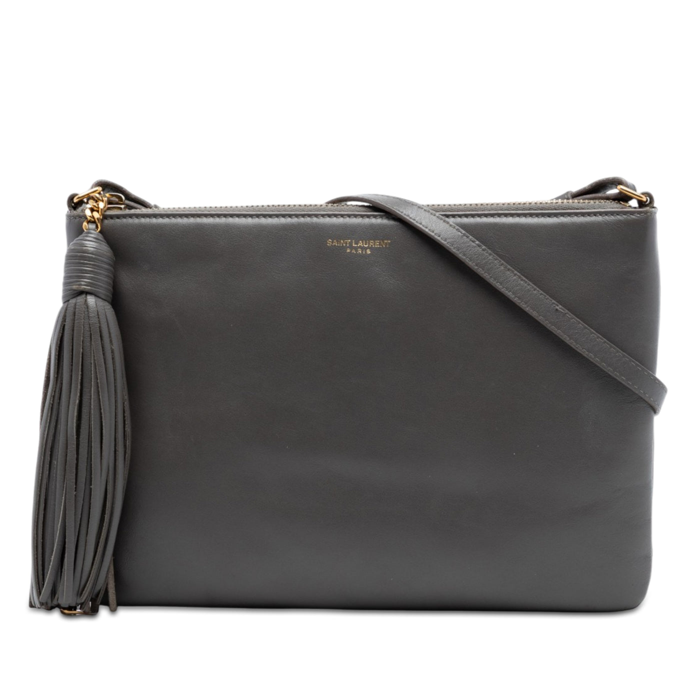 Leather Teen Monogram Crossbody - Image 1