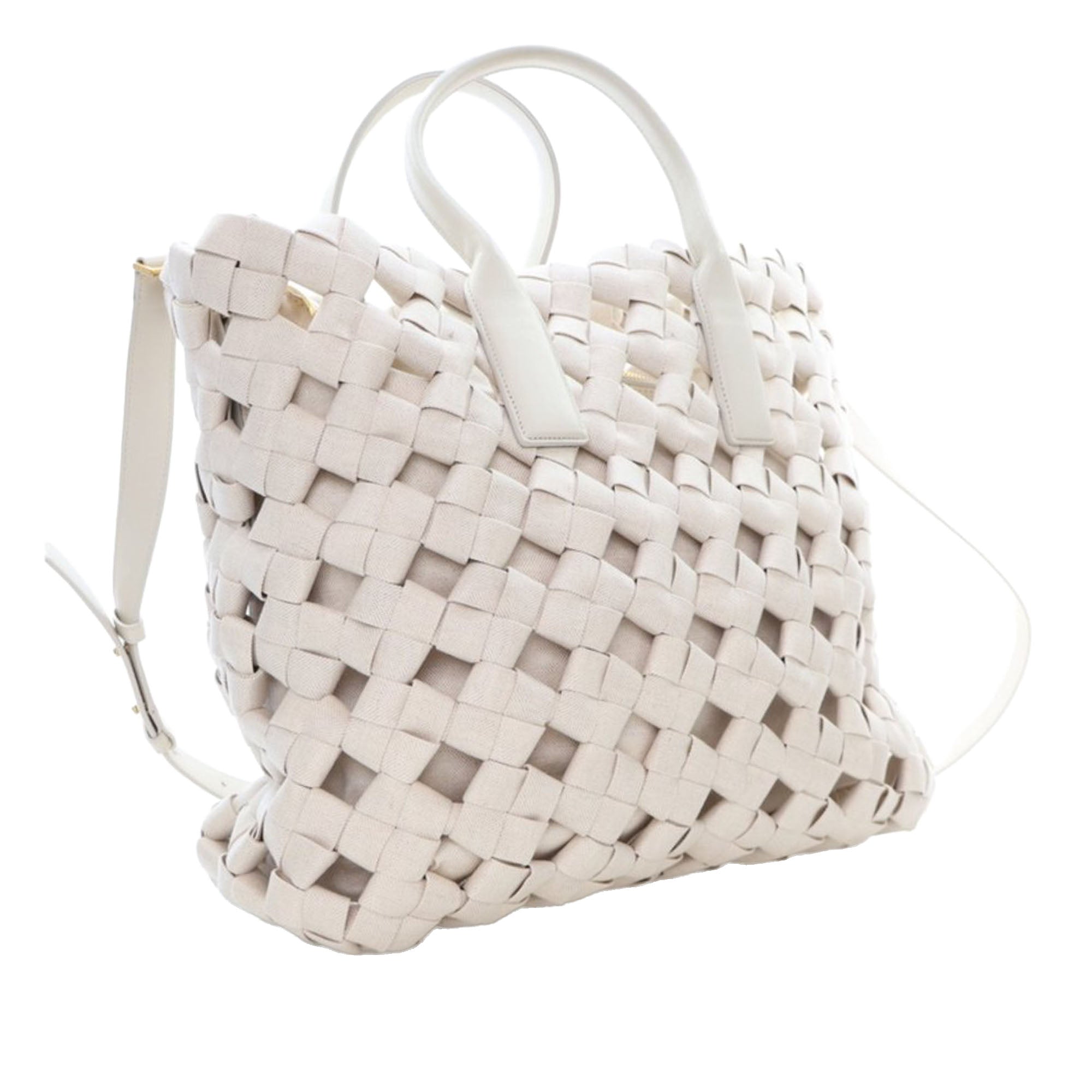 Canvas Intrecciato Hand Knotted Tote - Image 10