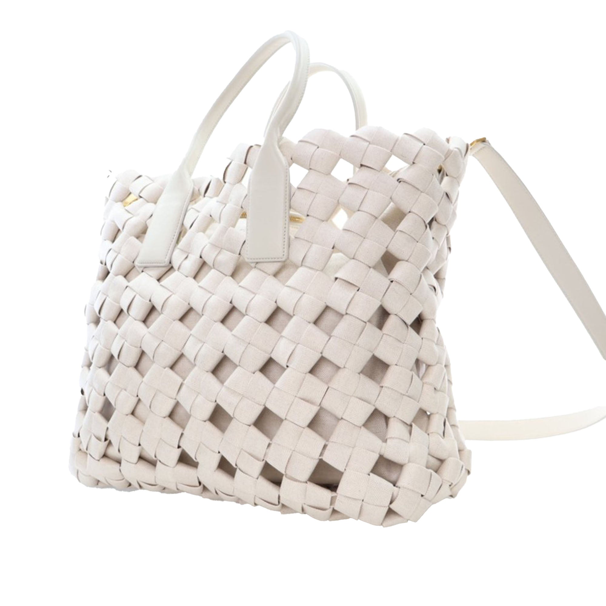 Canvas Intrecciato Hand Knotted Tote - Image 11