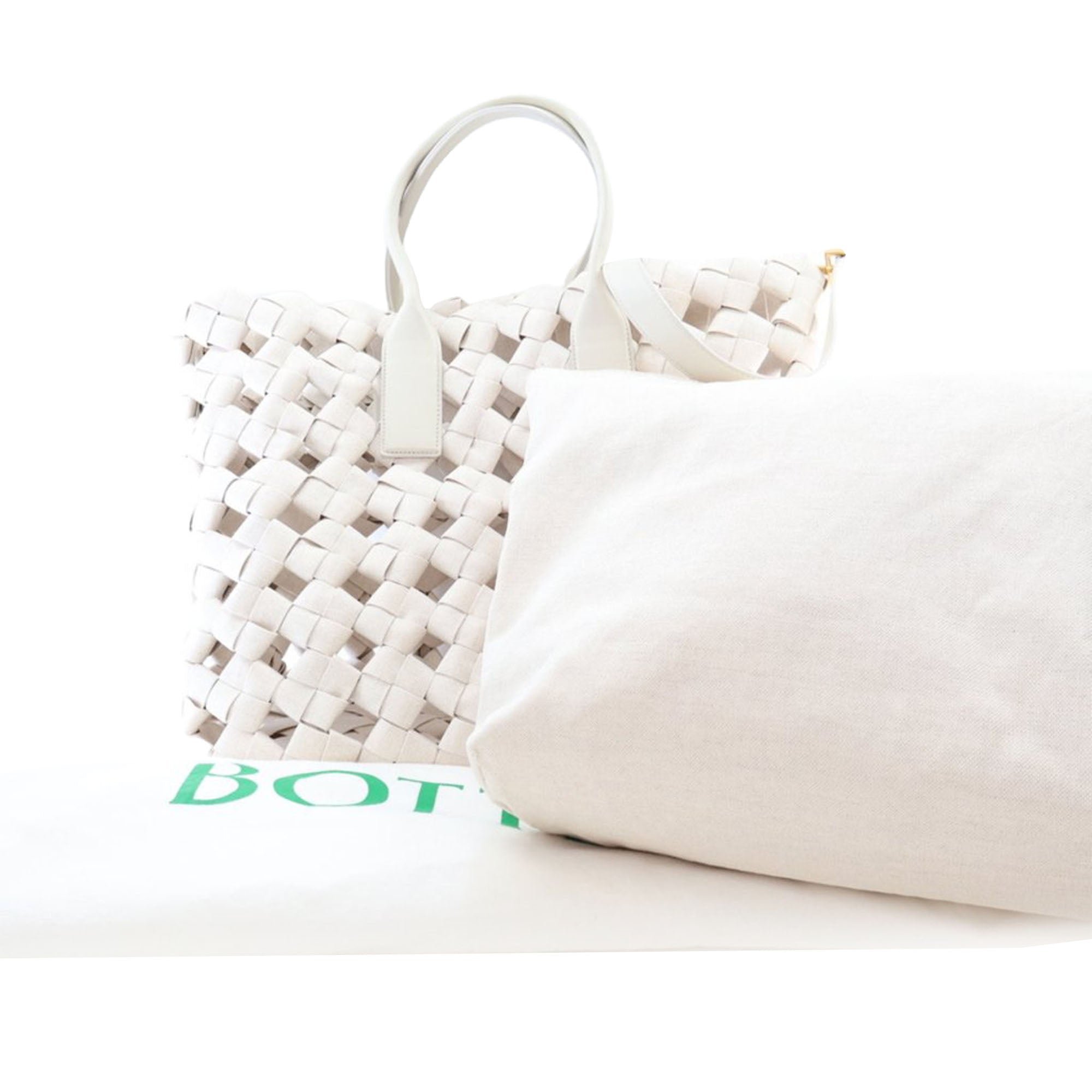 Canvas Intrecciato Hand Knotted Tote - Image 15