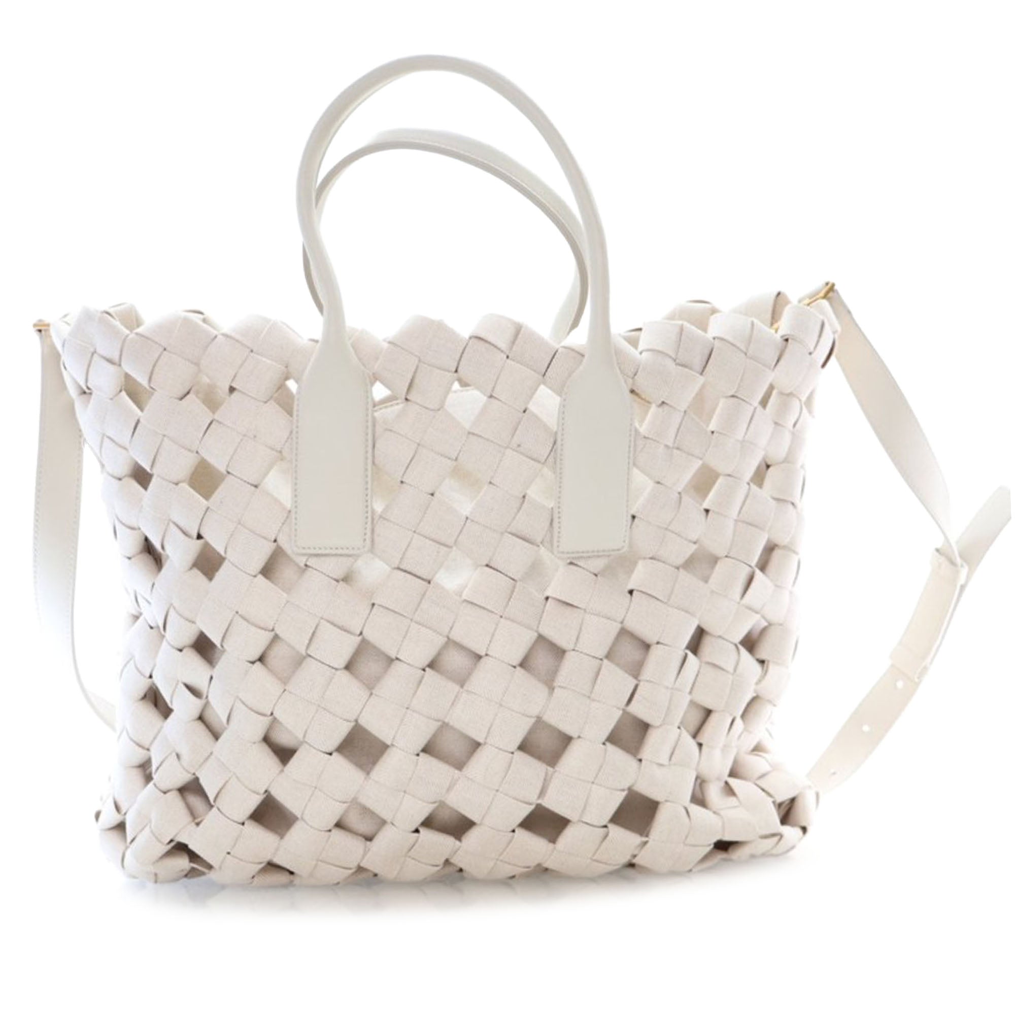 Canvas Intrecciato Hand Knotted Tote - Image 9
