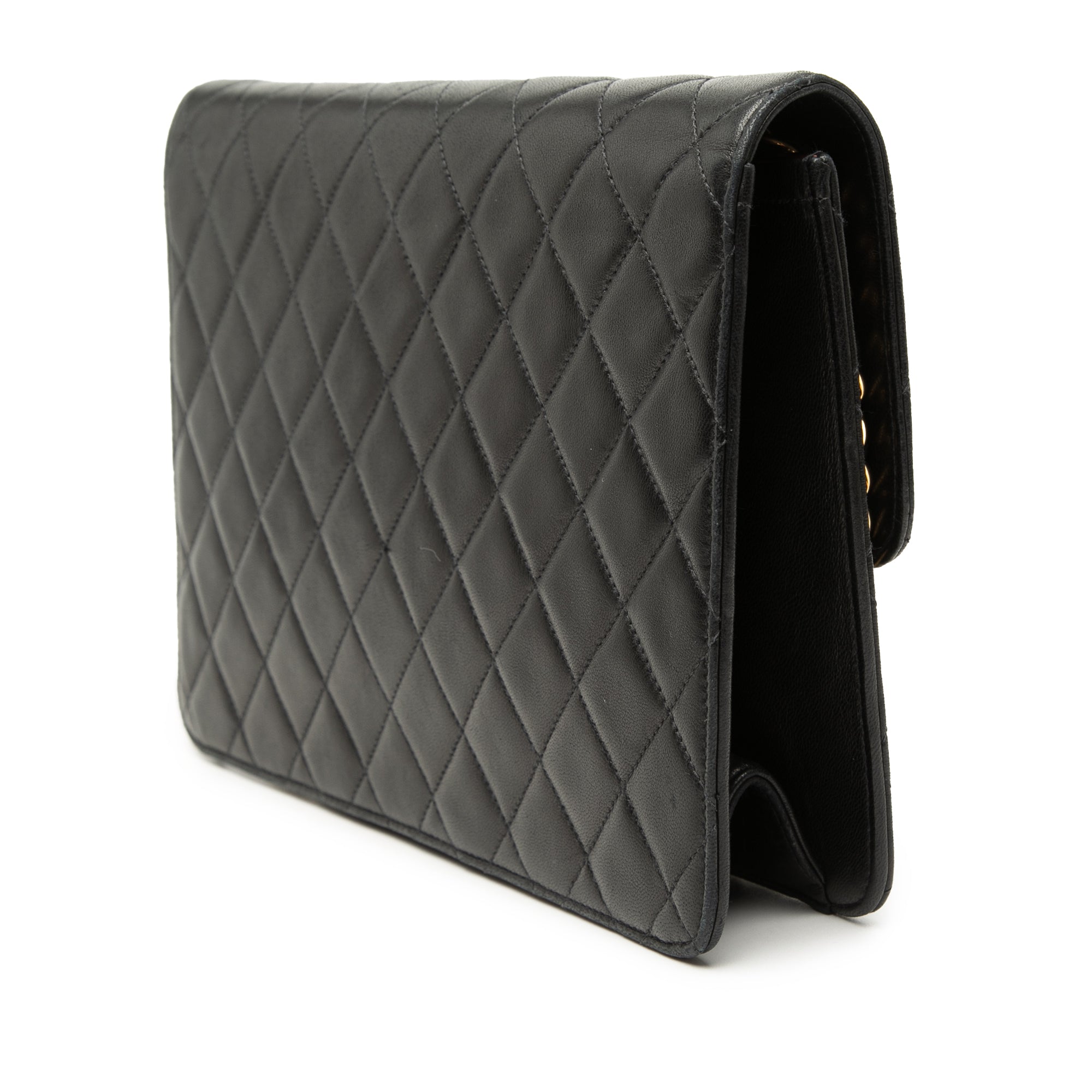 Medium CC Quilted Lambskin Single Flap - Image 2