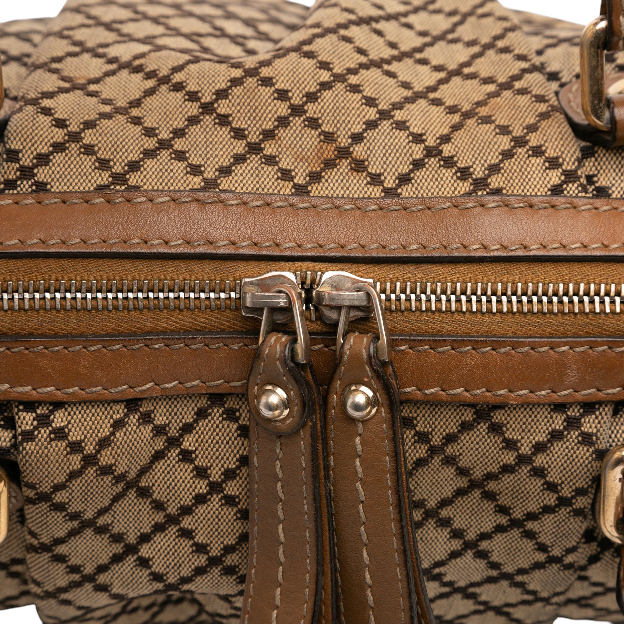 Diamante Canvas Sukey Satchel - Image 7