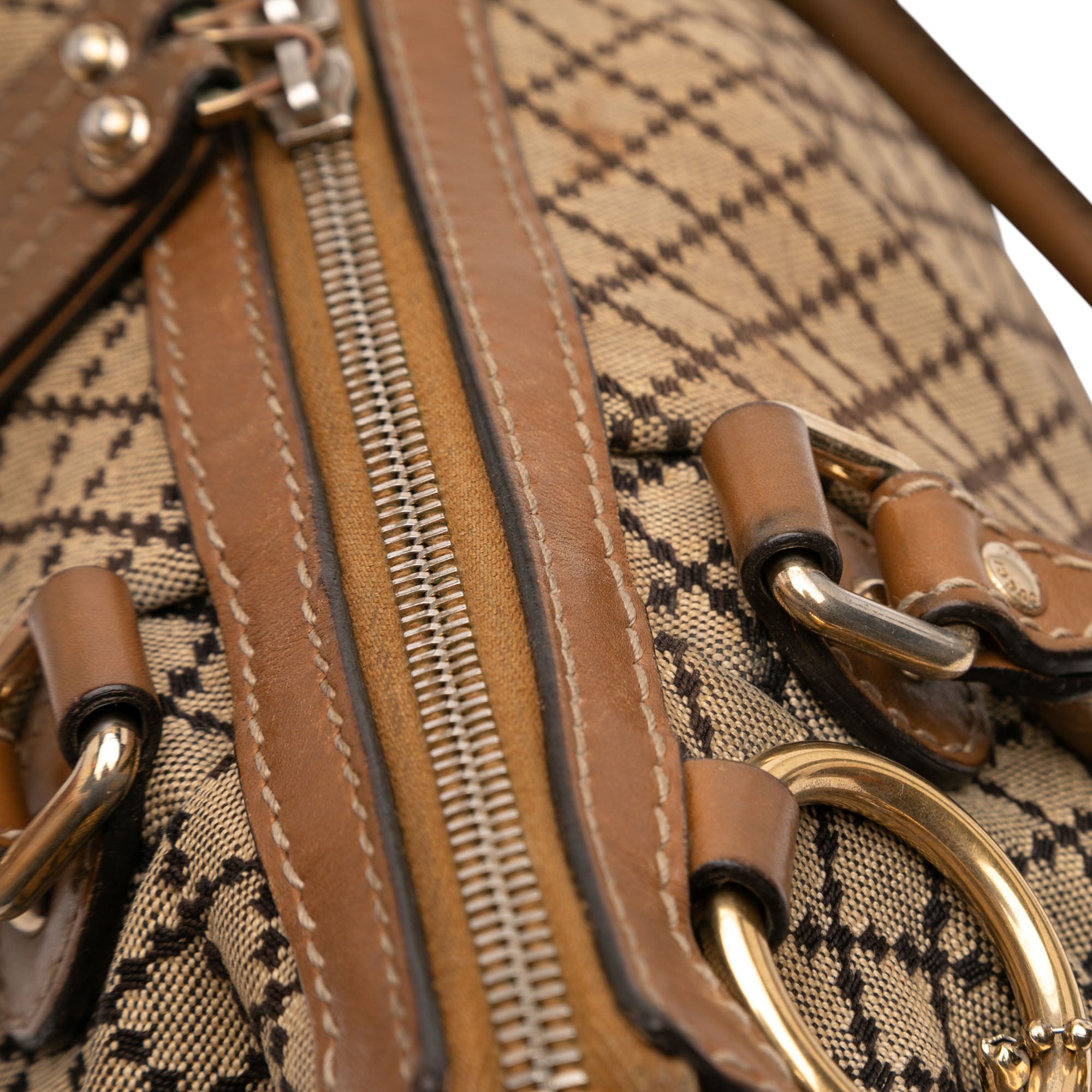 Diamante Canvas Sukey Satchel - Image 8