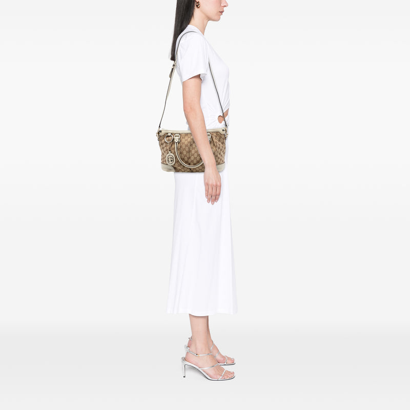 GG Canvas Sukey Satchel - Image 7